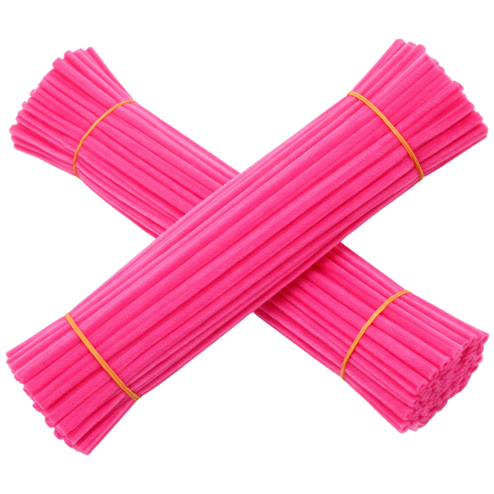 12 Inch Chenille Stem Pipe Cleaners 6 to 7 mm Thick for DIY Crafts and Decorations
