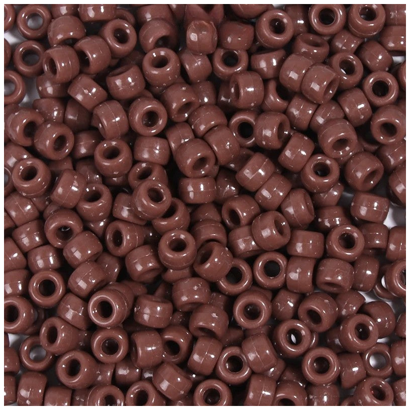 6x9mm Mixed Color Transparent Glitter Pony Beads for Hair Braids and Jewelry Making, Pack of 1000