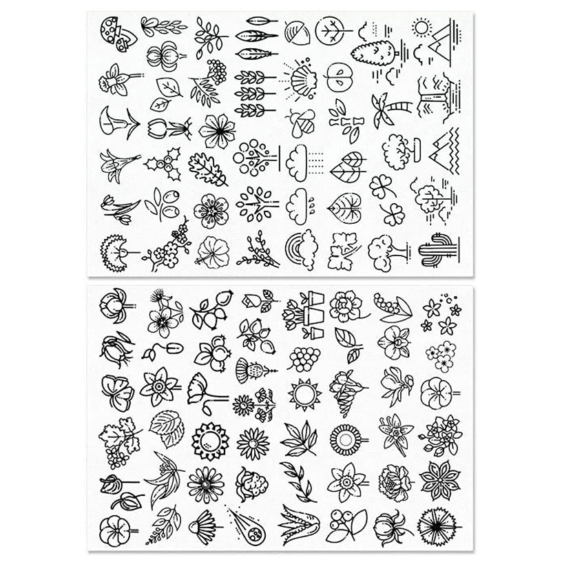 A4 Water Soluble Embroidery Stabilizer Sheets Stick and Stitch Wash Away Paper for Hand Sewing Beginners, Set of 2