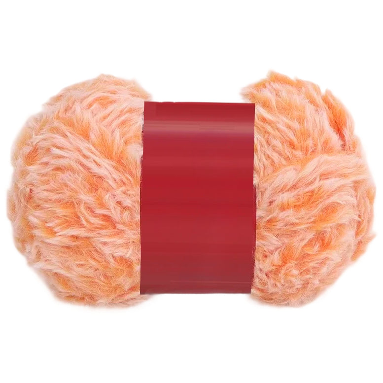 Soft Chunky Fur Knit Blanket Yarn – Lightweight Faux Fur Velvet Yarn for Cozy Projects, 50Grams/1.76oz 32 Yards