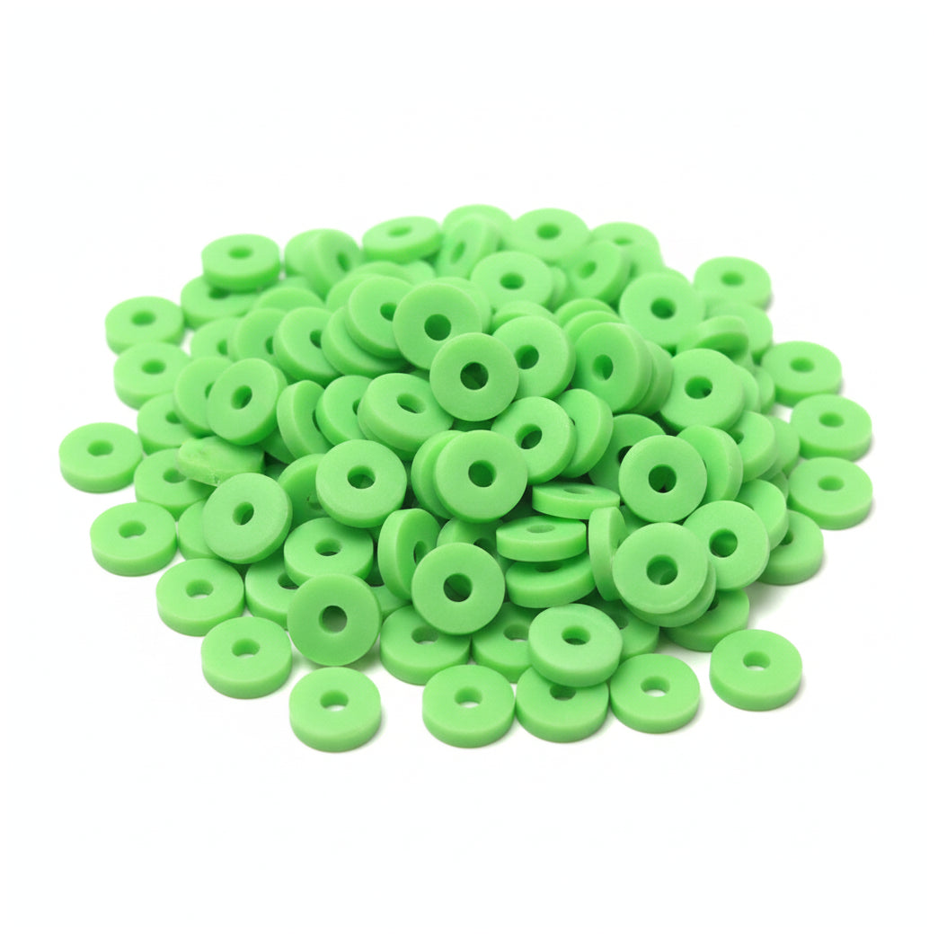 6mm Clay Beads for DIY Bracelet Necklace and Jewelry Making, Pack of 2000