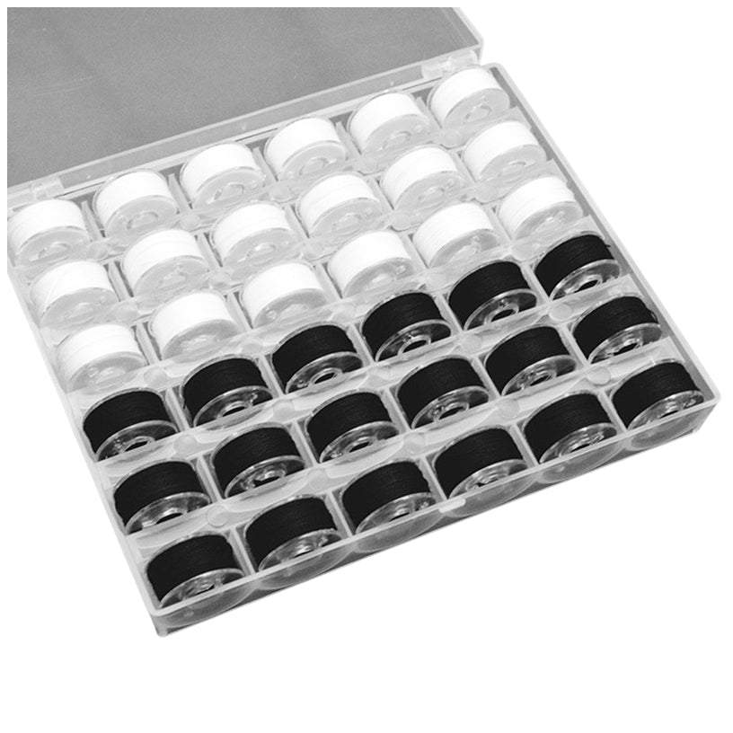 60S/2 90WT Prewound Bobbin Thread Size A SA156 Polyester for Embroidery and Sewing Machines