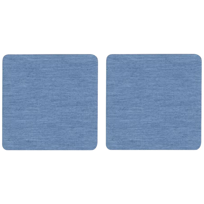 Iron On Patches 5 x 5 Inch Polyester Repair Patches for Clothing Pants Jackets Uniform Shirts, Pack of 2