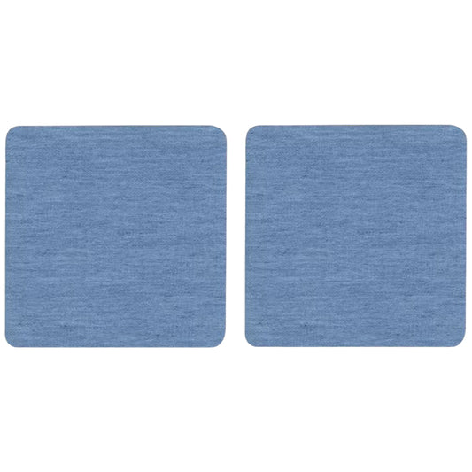 Iron On Patches 5 x 5 Inch Polyester Repair Patches for Clothing Pants Jackets Uniform Shirts, Pack of 2