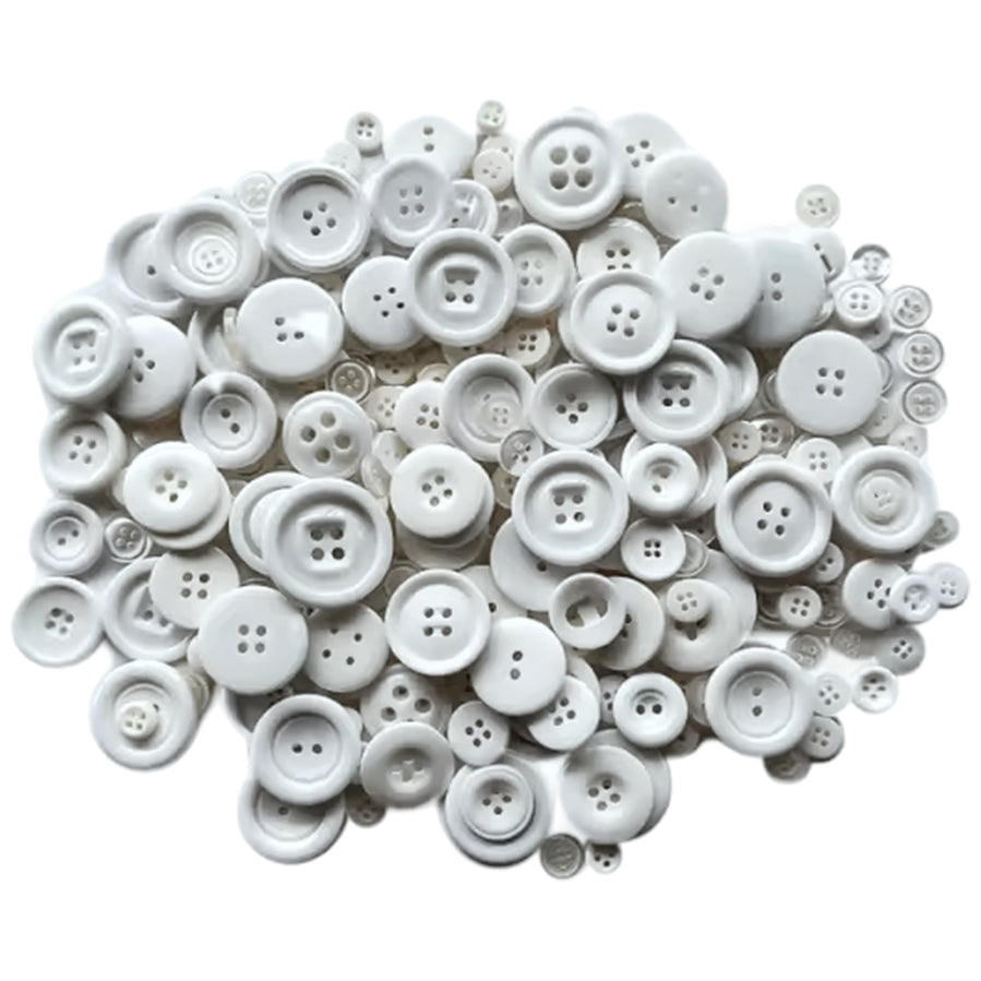 Assorted Resin Buttons Set for Sewing, Crafts, and DIY Clothes Decoration, Pack of 600