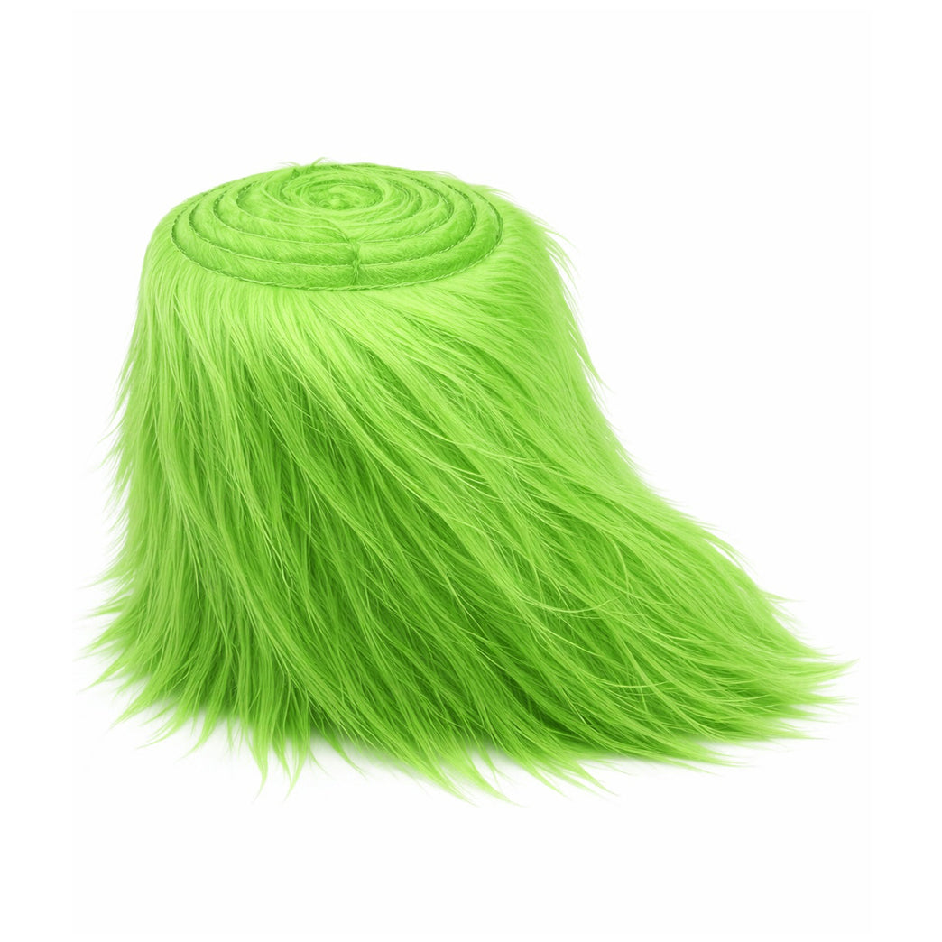 60 Inch Faux Fur Fabric Precut Strips Fluffy Craft Fur for Gnome Beards and Costumes