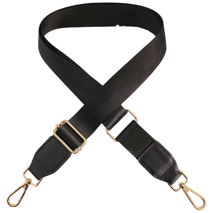130cm Adjustable Crossbody Purse Strap Replacement Wide Shoulder Strap For Handbags Polyester Leather