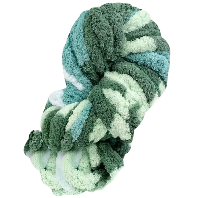 Super Chunky Chenille Yarn Soft Thick Fluffy Polyester for Arm Knitting Blankets and Home Decor, 20mm Thick 250 Grams/8.82oz 27.34 yards