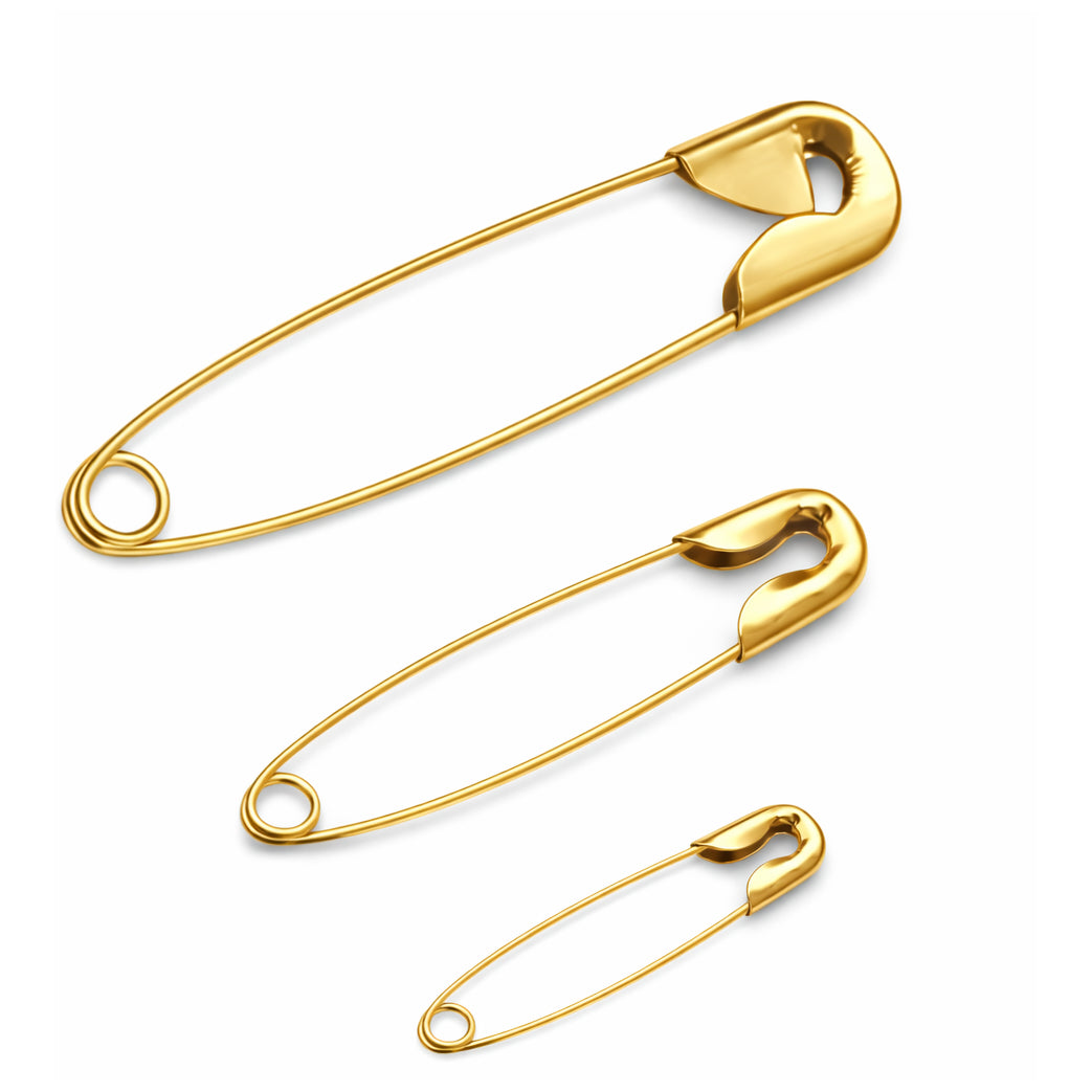 Bulk Heavy Duty Safety Pins Small and Large for Sewing Crafts and Everyday Use