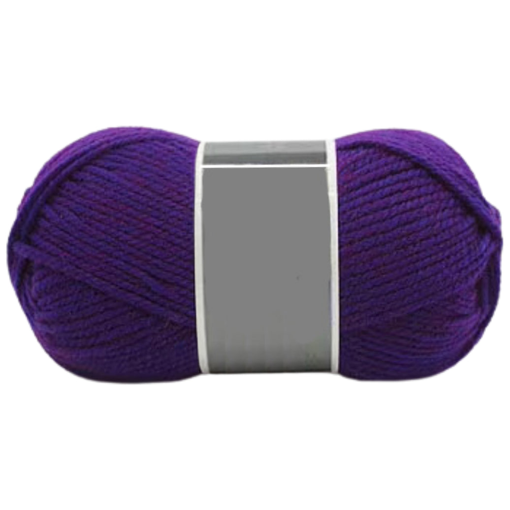 Bulky Merino Wool and Acrylic Blended Knitting Yarn for Craft Projects, 100 Grams/3.53oz 120 Yards