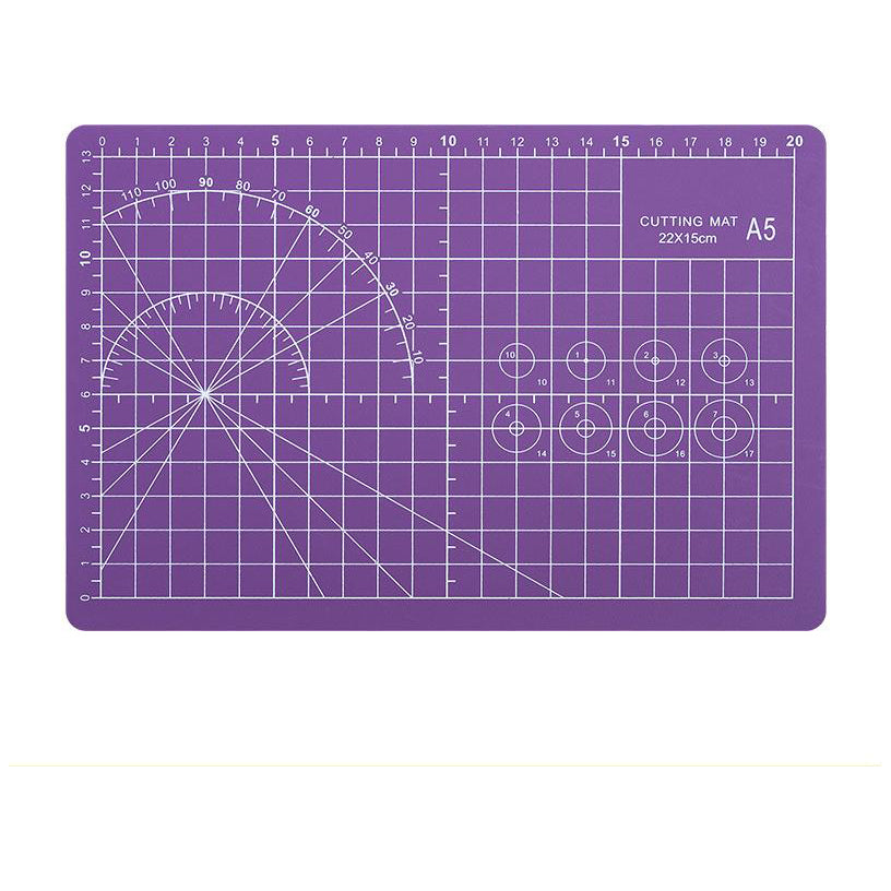 A5 Self Healing Cutting Mat 8x6 Inch Double Sided Craft Board for Sewing and Quilting
