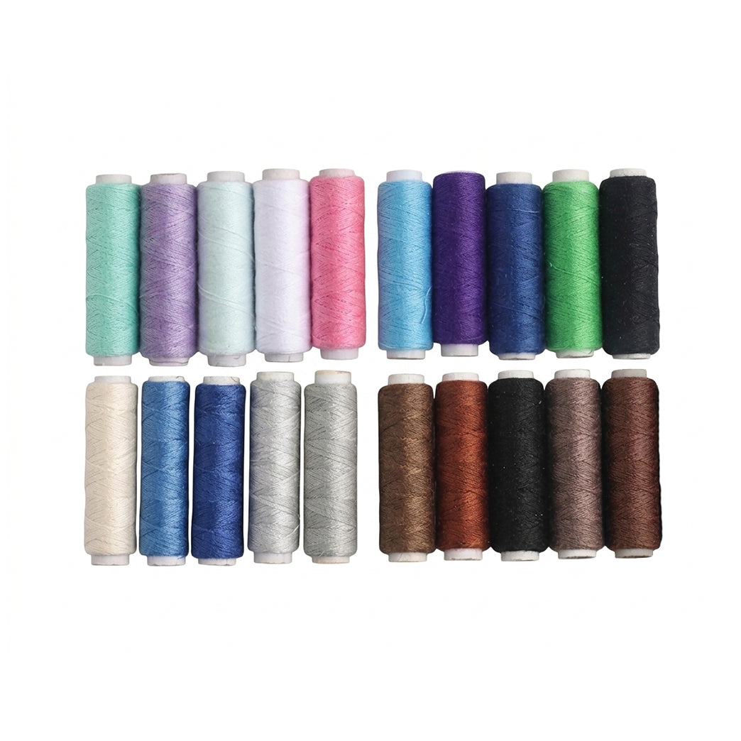 Sew-All Thread Set, 100m Spools for Sewing, Quilting, Mending, and DIY Crafts, Pack of 20