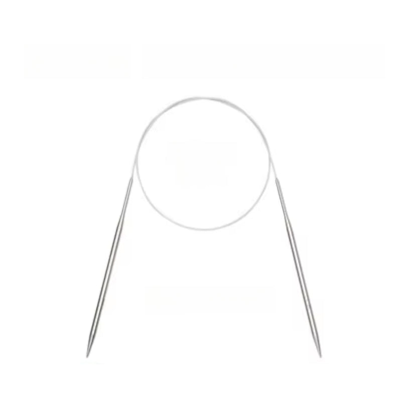 Stainless Steel Circular Knitting Needles 100cm – Durable, Precision-Fit Knitting Needle Sizes