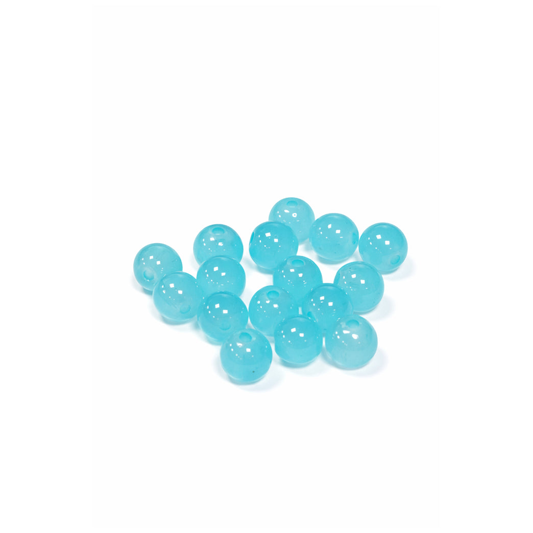 8mm Natural Hematite Round Gemstone Beads with 10m Stretch Cord Jewelry Making Supplies, Pack of 100