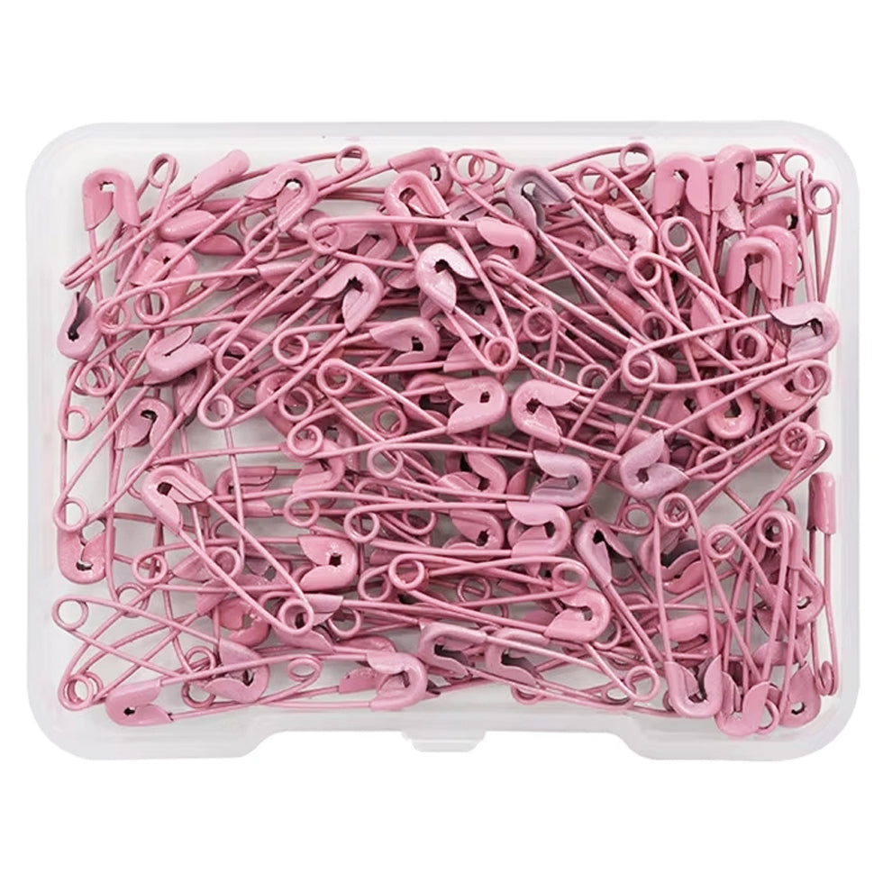 120Pcs Mini Safety Pins 19mm for Sewing, Tagging, Crafts, Jewelry Making, and Clothing Repairs