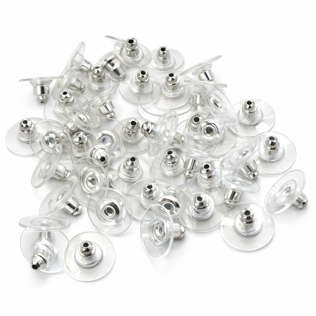 Earring Backs for Droopy Ears Backs Replacements Earring Backs for Heavy Bullet Clutch, Pack of 200