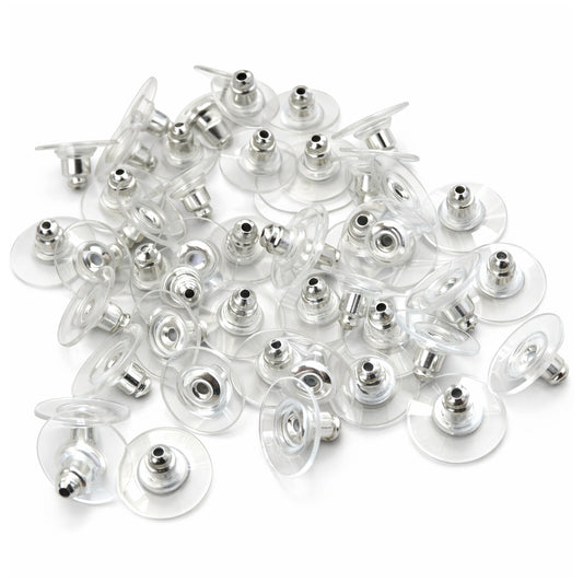 Earring Backs for Droopy Ears Backs Replacements Earring Backs for Heavy Bullet Clutch, Pack of 200