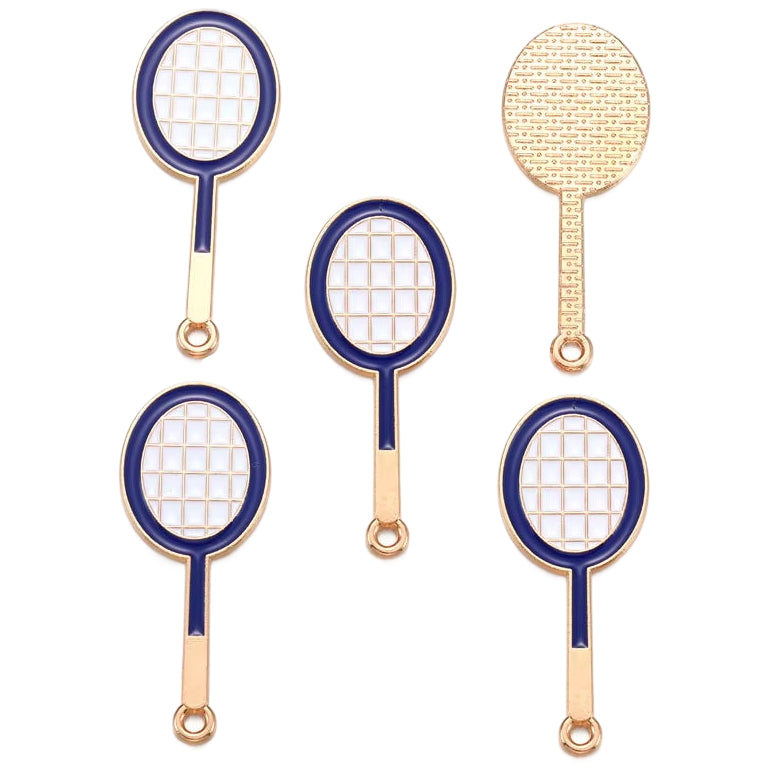 Alloy Sports Charms with Rhinestones for Jewelry Making, Bracelets, Necklaces, and DIY Crafts, Pack of 20