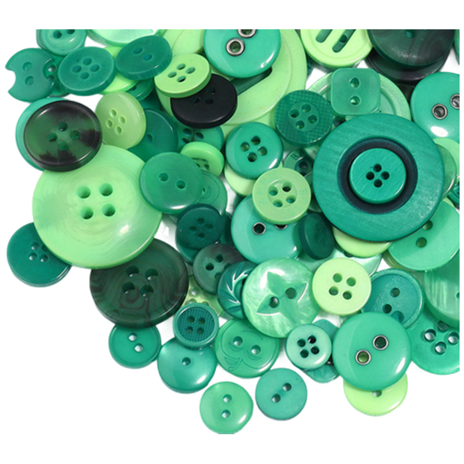 Assorted Resin Buttons Set for Sewing, Crafts, and DIY Clothes Decoration, Pack of 600