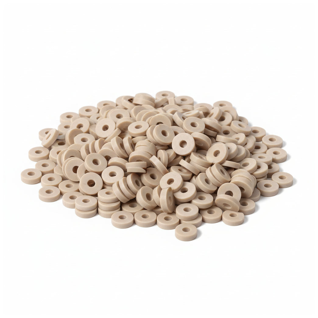 6mm Clay Beads for DIY Bracelet Necklace and Jewelry Making, Pack of 2000