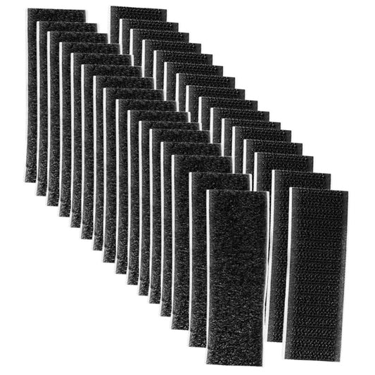 Heavy Duty Adhesive Hook and Loop Fastener Strips Double Sided Strong Backing for Home Office School
