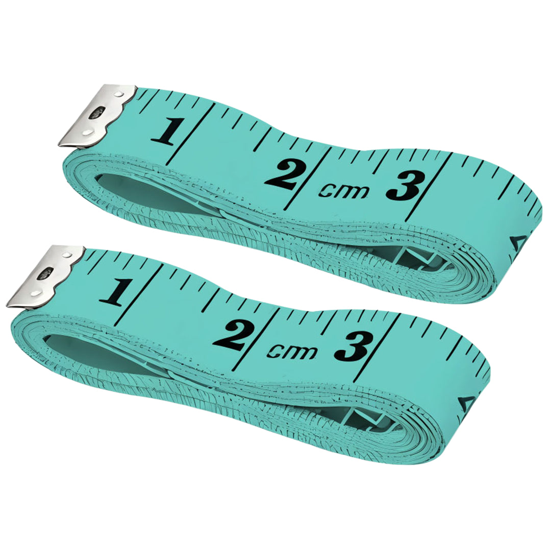Soft Fabric Body Measuring Tape 60 Inch 150 cm for Sewing and Fitness, Pack of 2