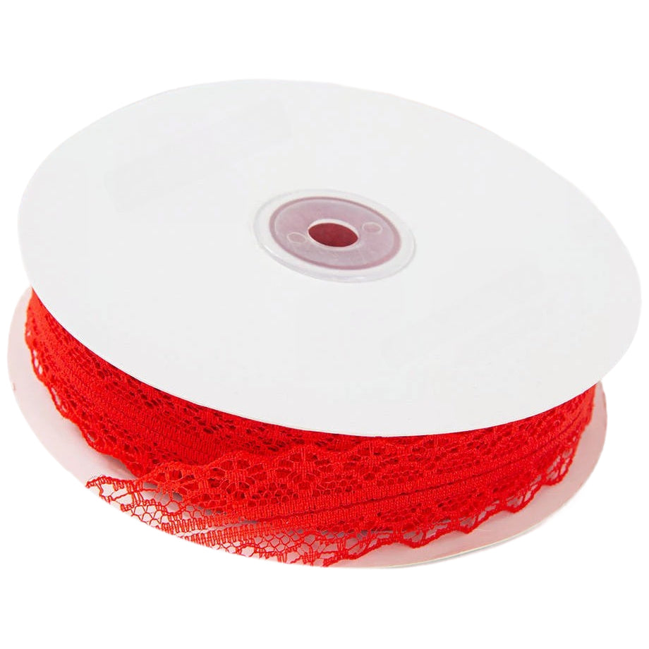 1.2 Inches by 50 Yards Vintage Lace Trim Ribbon Roll for Crafts, Sewing, Gift Wrapping and Decorations
