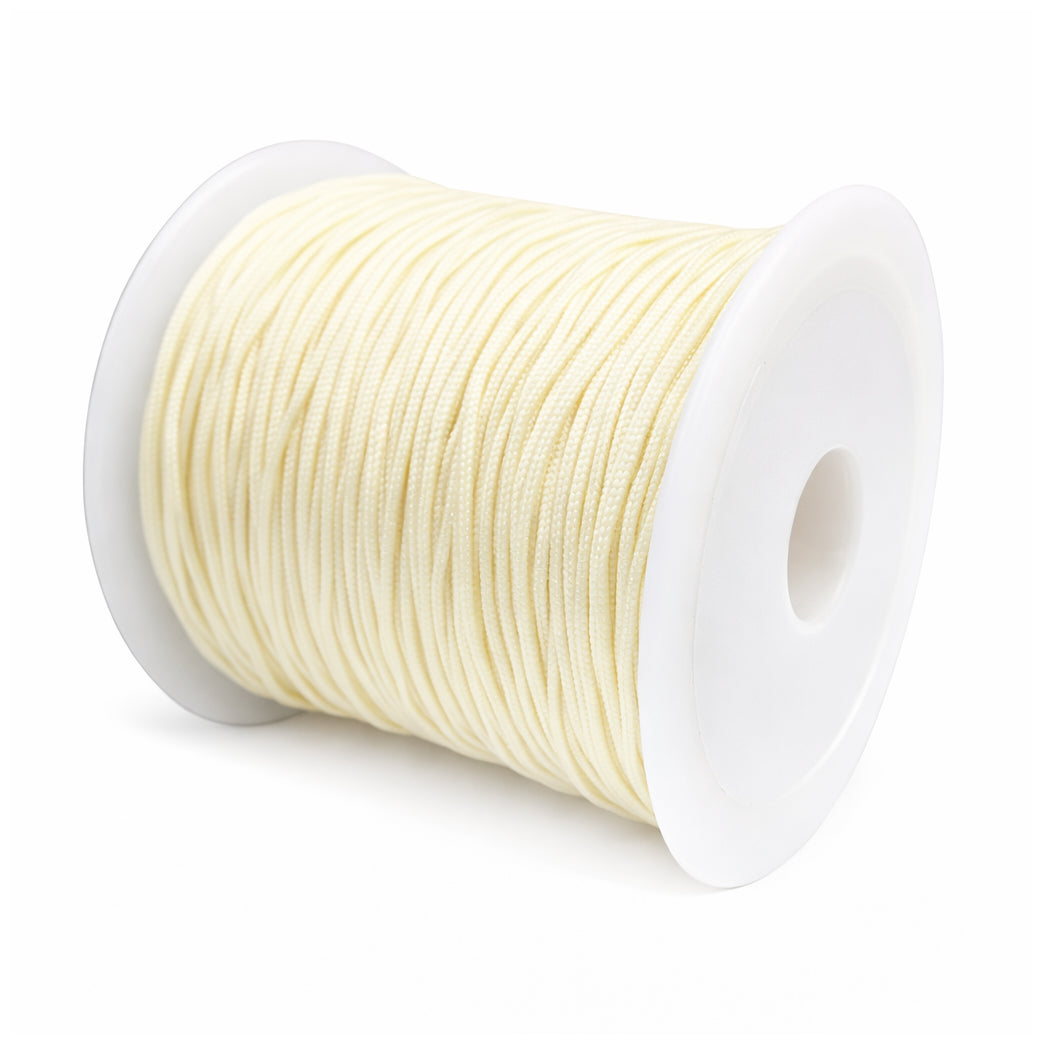 0.8mm 100 Meters Nylon Cord for Jewelry Making, Beading, Braiding, Crafts, Bracelets, and Decorative Projects