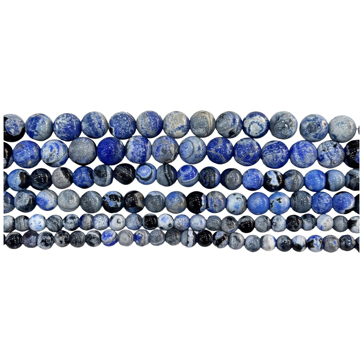 Natural Hematite Gemstone Round Beads 15 Inch Strand for Jewelry Making and Craft Design