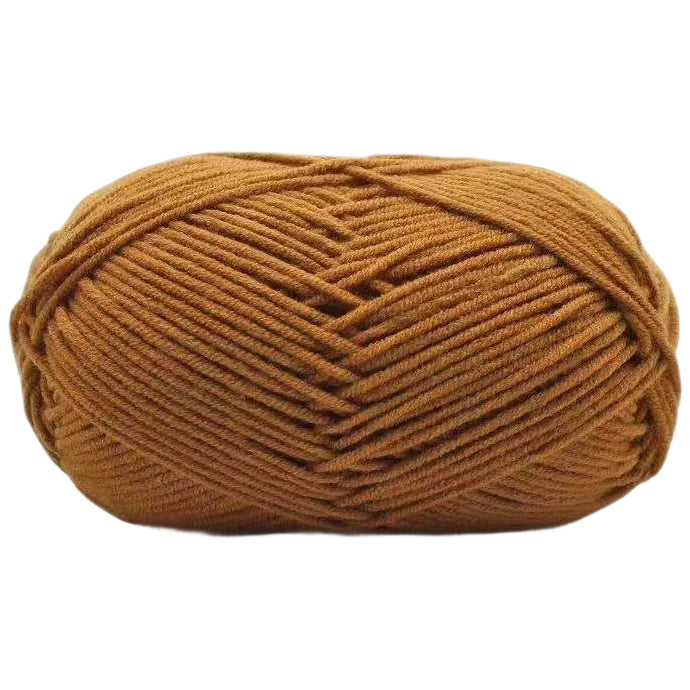 4-Ply Acrylic Yarn 50g/1.76oz 142 Yards, Tight Twist for Knitting and Crochet Projects