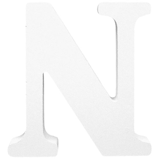 8 Inch White Wooden Letters for Wall Decor Unfinished Wood Alphabet for Home Crafts DIY Signs
