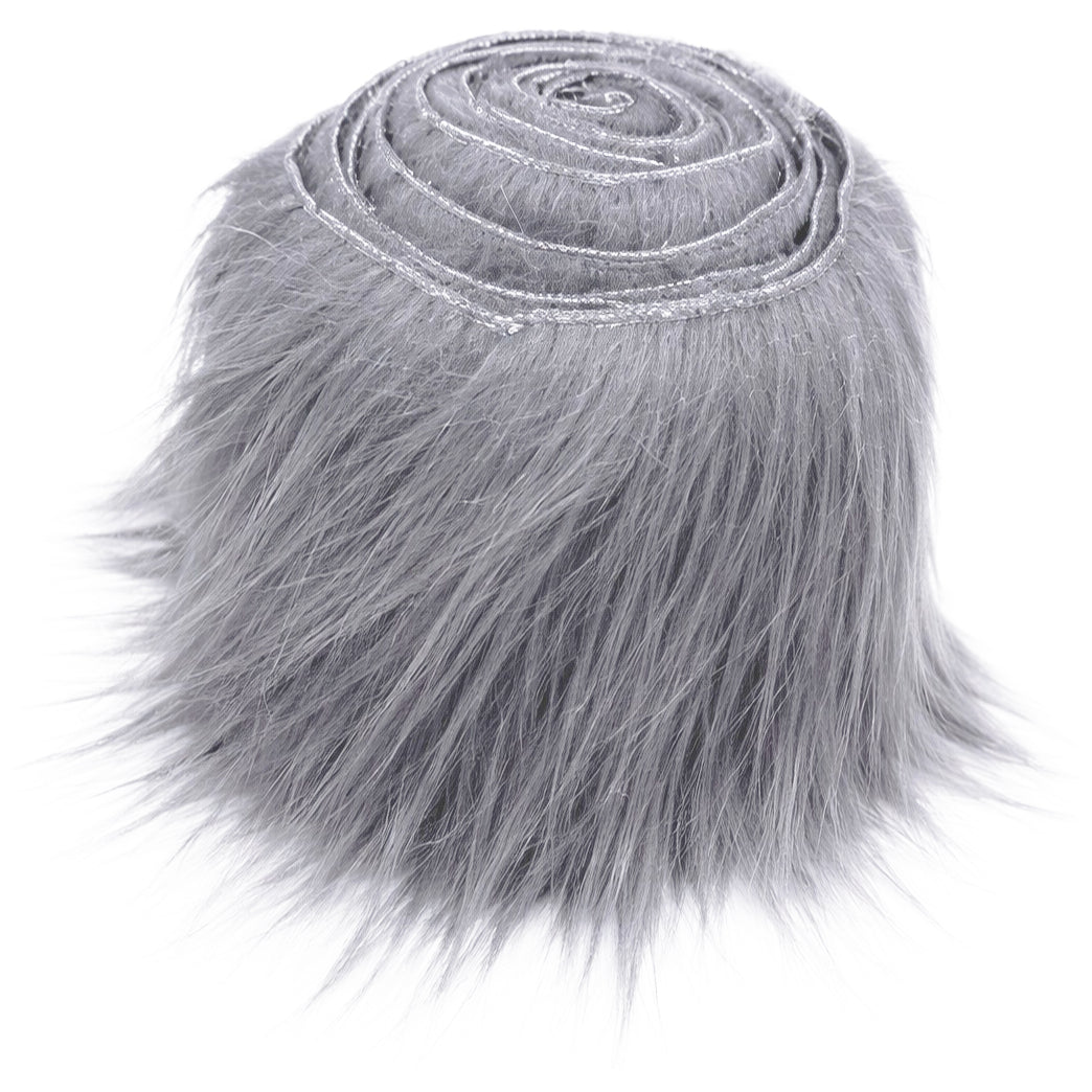 60 Inch Faux Fur Fabric Precut Strips Fluffy Craft Fur for Gnome Beards and Costumes
