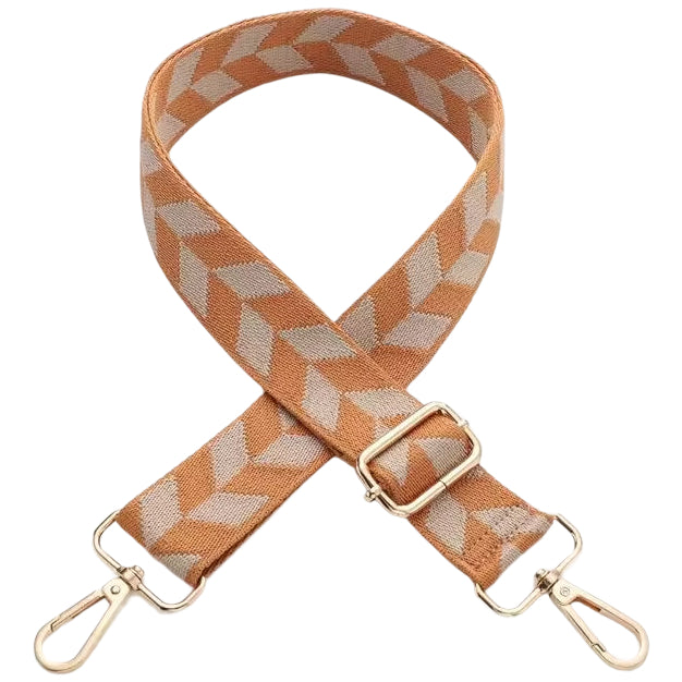 Adjustable 11-Inch Wide Stripe Purse Strap Replacement for Crossbody Handbags and Shoulder Bags