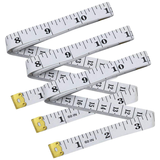 Soft Body Tape Measure for Sewing, Weight Loss, and Medical Use, Pack of 3