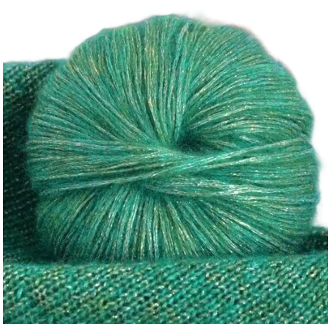 Glitter Knitting Yarn Sparkle Metallic Acrylic Wool for Crochet and Hand-Knitting, 25 Grams/0.85oz 109 Yards