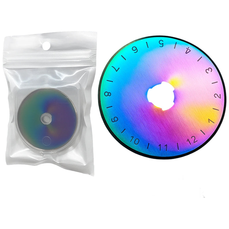 Rotary Cutter Replacement Blades for Fabric, Paper, Leather, Sewing, Quilting, and Craft Projects