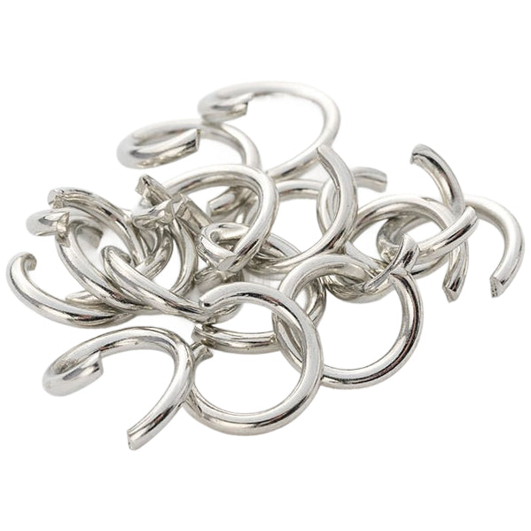 Open Jump Rings Iron for Jewelry Making Keychains Necklace Repair and DIY Crafts, Pack of 600