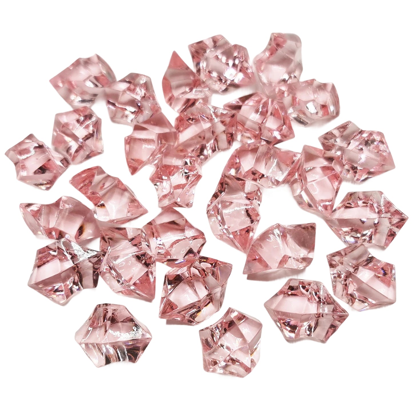 Clear Acrylic Fake Ice Diamonds Vase Fillers For Wedding Centerpieces Party Table Decor, Pack of 260