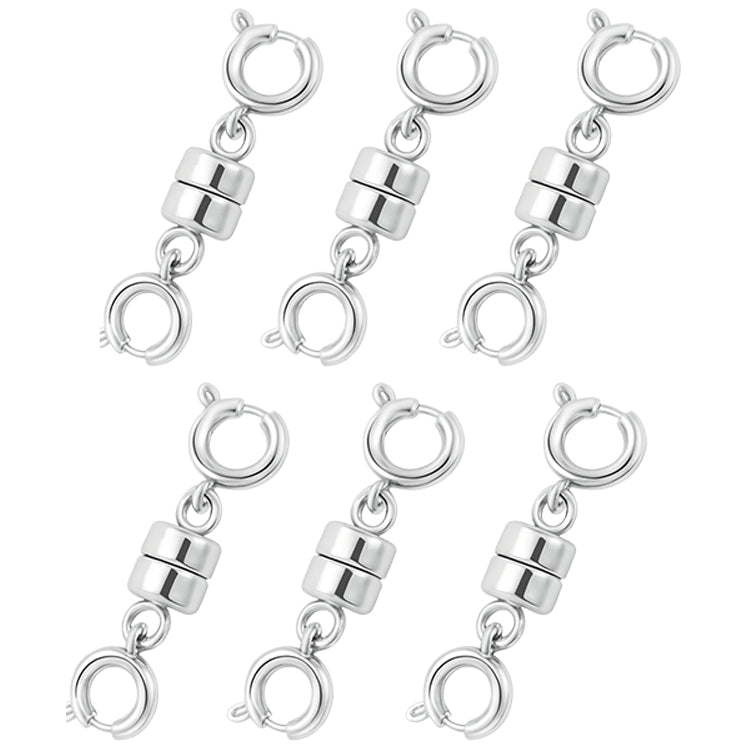 14K Gold and Silver Double Magnetic Necklace Clasps and Bracelet Extenders for DIY Jewelry Making