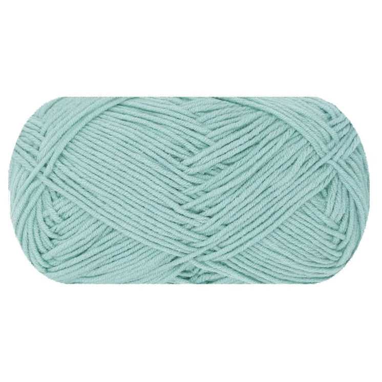 Soft Cotton Acrylic Yarn for Crochet and Knitting, 40 Grams/1.41oz 142 yards