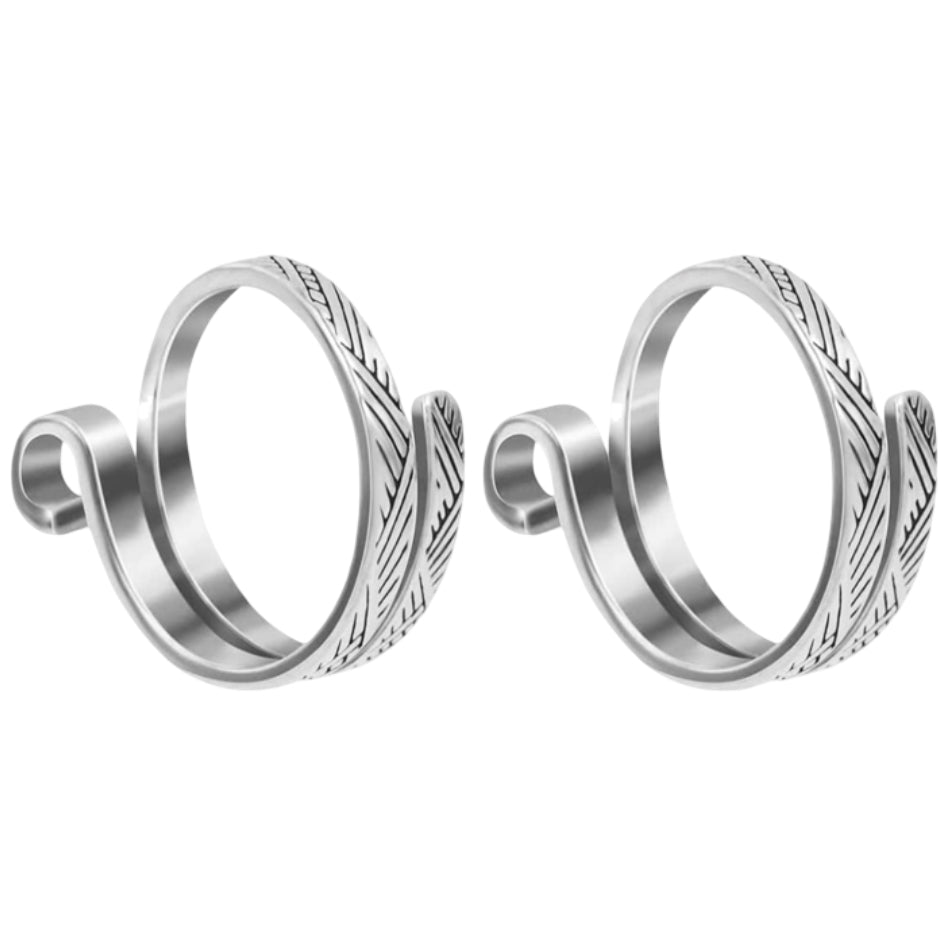 Adjustable Gold and/or Silver Crochet Tension Rings for Fingers, Yarn Guide Holders for Knitting