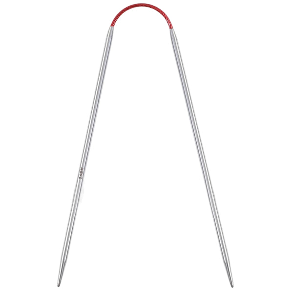 9-Inch Red Line Circular Knitting Needles for Sweaters, Shawls, Scarves, Blankets, and DIY Projects