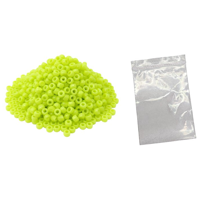Plastic Pony Beads for Bracelets, Hair Braids, Jewelry Making and DIY Craft Projects