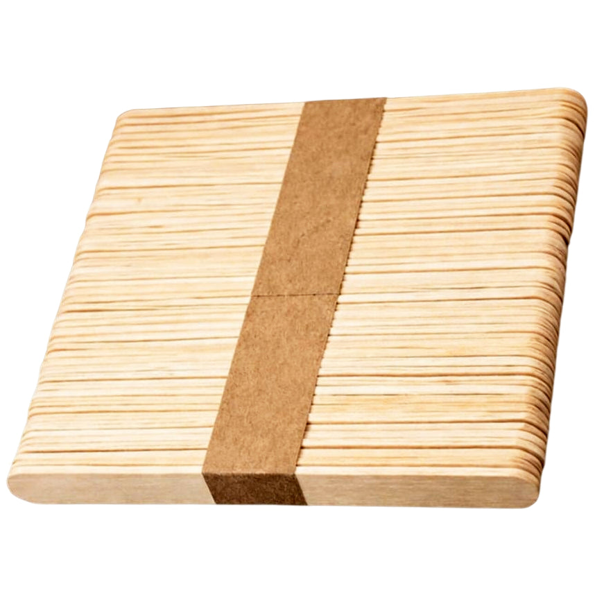 Jumbo 6 Inch Wooden Popsicle Sticks Craft Sticks for Ice Cream Model Building Kids Crafts and DIY Projects