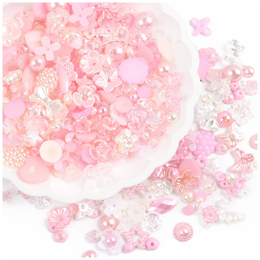 Assorted Acrylic Beads 180 to 240 Pieces for Bracelet Necklace and DIY Jewelry Making