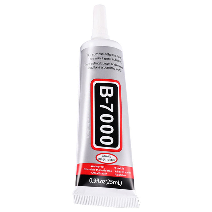 B-7000 Clear Jewelry Glue High Viscosity Adhesive for Rhinestones, Fabric, Phone Repair, and Crafts