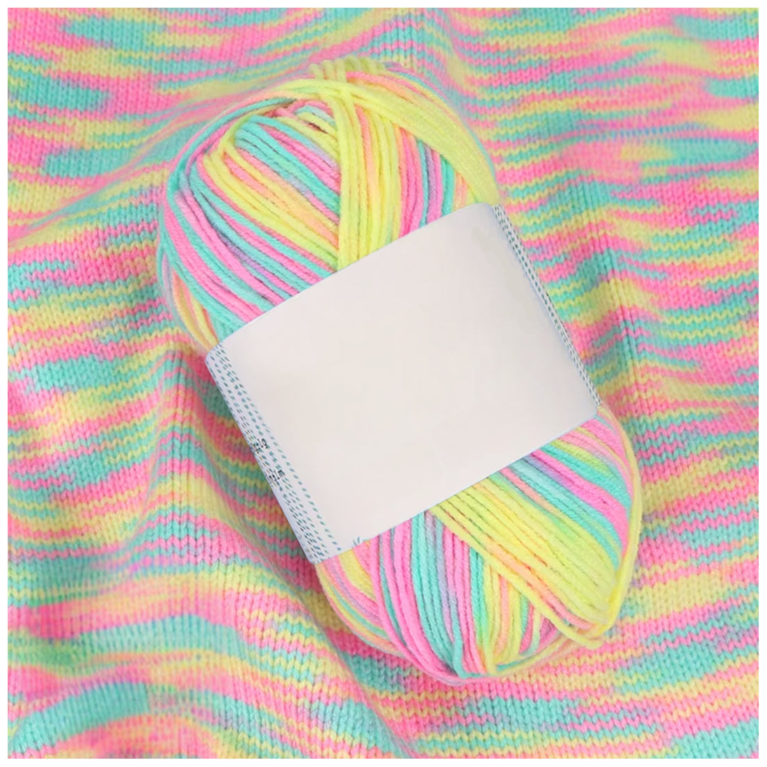 Soft Acrylic Variegated Baby Yarn – Fingering Weight for Knitting & Crochet, 50g/1.76oz 191 yards