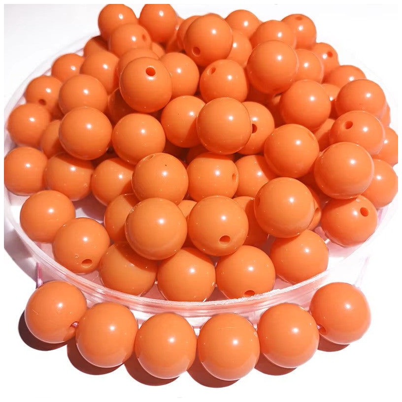 6mm Matte Acrylic Round Beads for Jewelry Making, Bracelets, Necklaces, and DIY Crafts, Pack of 4300