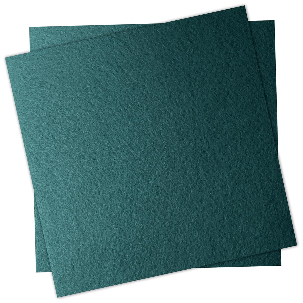 Polyester Felt Fabric Sheets, 12 x 12 Inches, 1 mm Thick for Sewing and Crafts, Pack of 2