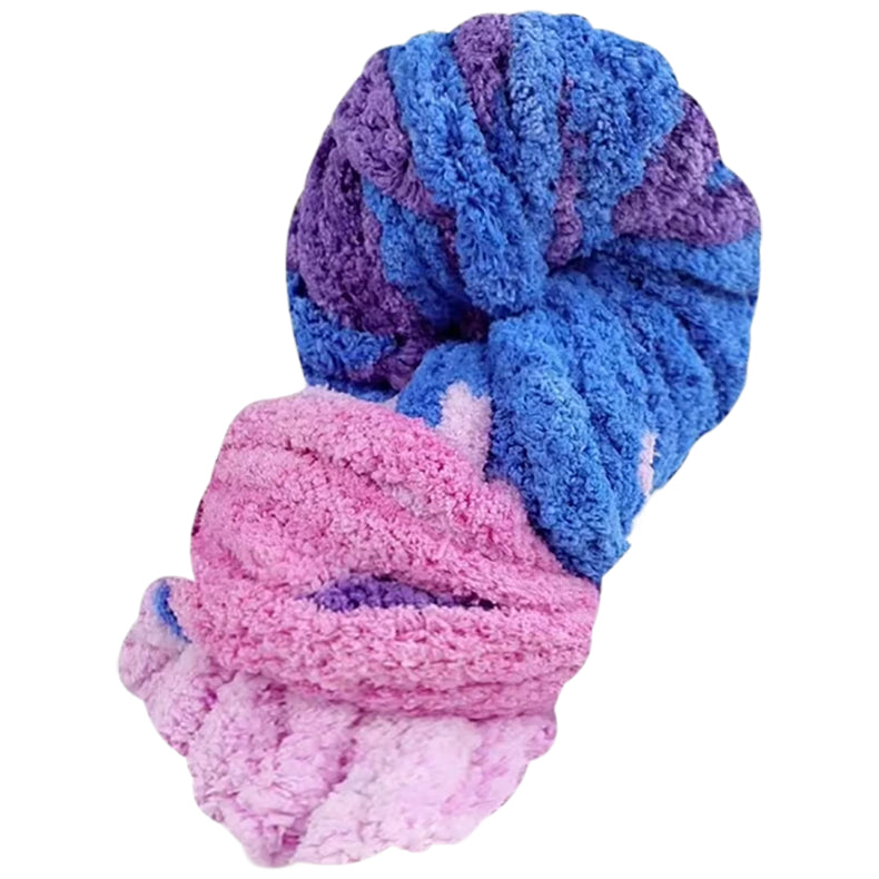 Super Chunky Chenille Yarn Soft Thick Fluffy Polyester for Arm Knitting Blankets and Home Decor, 20mm Thick 250 Grams/8.82oz 27.34 yards